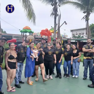 visita del club de motos al hotel interamericano